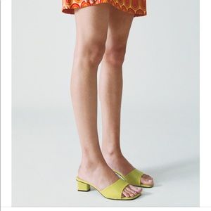 Zara thick heeled sandals